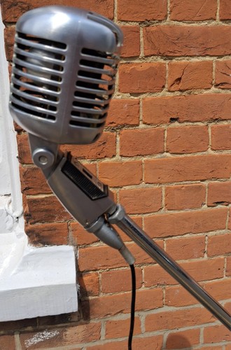 Vintage shure 555w mikrofon - shure,