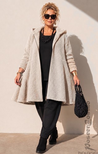 Lagenlook boucle jacke - lagenlook,