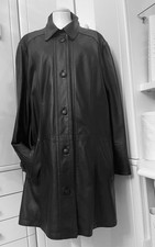 Damen Ledermantel Mantel