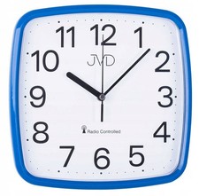 Funk Wanduhr 24cm Quadratisch