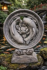 Fischkreis Koi-Fische "Yin