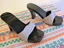  Holz Pantolette Damen Gr. 37