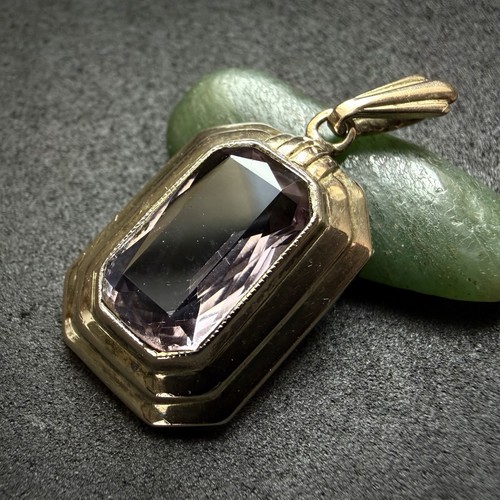 Art deco anhänger - 835, silber