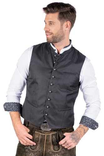 Herren trachtenweste jacquard - herren,
