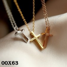 Kleine Kreuz Halskette Damen