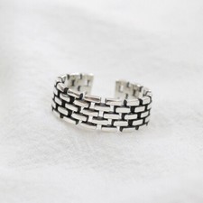 Ring Kette Sterling Silber 925