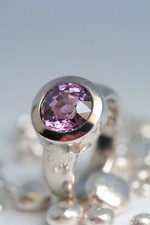 Ring Goldschmiedearbeit Spinell 3,58 ct Platin 950