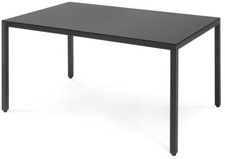 Gartentisch Glas Alu Aluminium