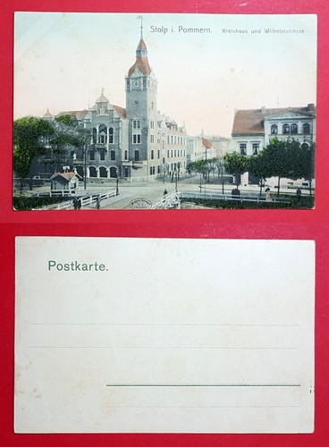 Stolp pommern um - ak, 1900