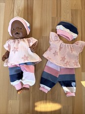 Handmade Niedliche Puppen Kleidung Set, 3-teilig, für Babypuppen 43cm