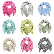 XL Dreieck Strickschal Leopard