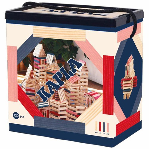 Kapla holzplättchen 120er - kapla-holzplättchen, box
