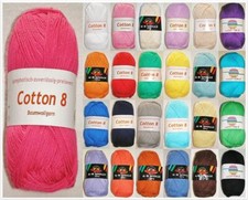 50g COTTON 8 Baumwolle Wolle