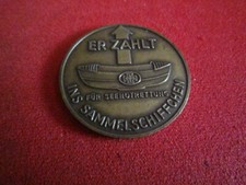 Medaille --Deutsche Gesellschaft zur Rettung Schiffbrüchiger--  ER ZAHLT