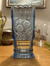 Große Antike Pressglas Vase
