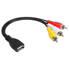 D48 USB auf 3 Cinch-Kabel USB