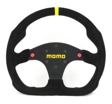 Momo Wildleder Sportlenkrad