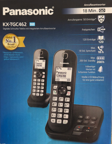 Panasonic tgc462gb schwarz - panasonic, kx-tgc462gb