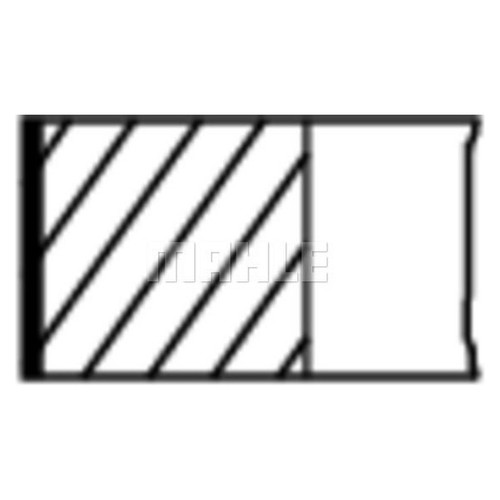 Mahle kolbenringsatz 01169n2 - kolbenringsatz,