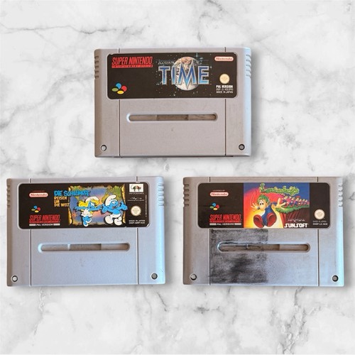 Super nintendo snes - 3x,