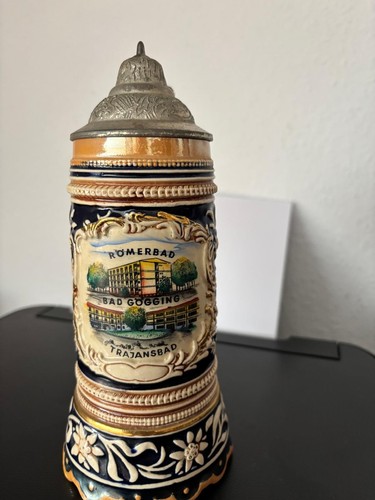 Bierkrug mit spieluhr - mit, sammler