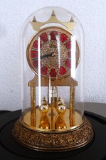 Drehpendeluhr von Schatz - Messing - Kaminuhr - voll funktionsfähig