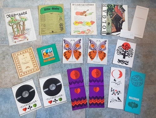 Ddr speisekarten konvolut - ddr,