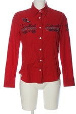 CAMP DAVID Langarmhemd Damen Hemd Gr. DE 40 rot Casual-Look