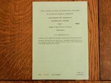 GCE A level Maths (Applied) exam Paper 3 June 1978 Associated Examining Board