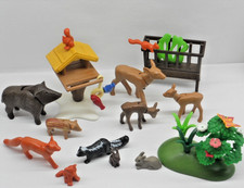 Tiere im Wald Reh Stinktier