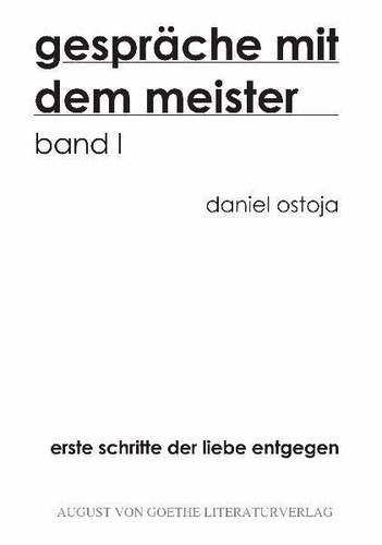 Gespräche mit dem meister - mit,