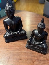 2 Buddha Statuen Skulptur Deko