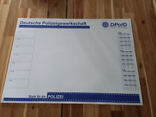 2x Kalender 2025 Schreibtischunterlage Polizei DPolG