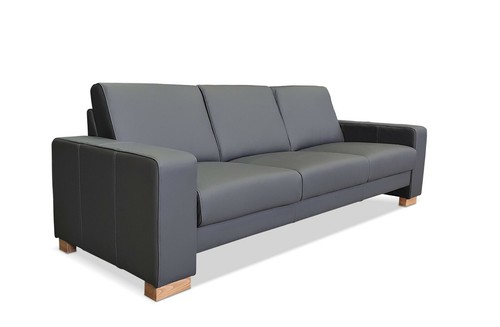 Graues echtleder sofa 230 - graues, er