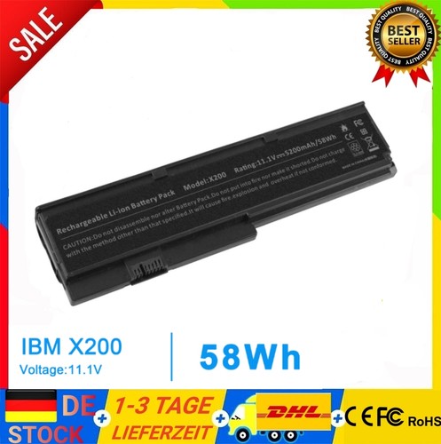 Akku für lenovo thinkpad - für, x200