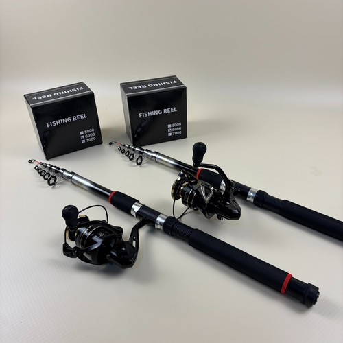 Teleskopruten set angelset - angelset, 2x