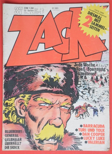 Zack comic magazin heft - comic,
