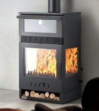 Kaminofen mit backfach - mit,
