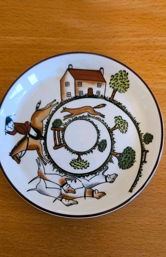 Vintage wedgwood jagdszene - vintage,
