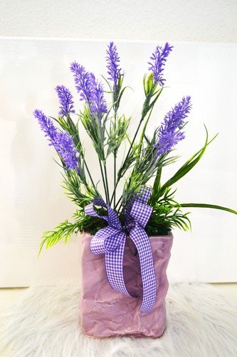 Lavendel gesteck kunstblumen - lavendel,