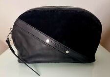 LIEBESKIND Kosmetik Tasche / Clutch schwarz Leder, UVP 149,90€ NEU!