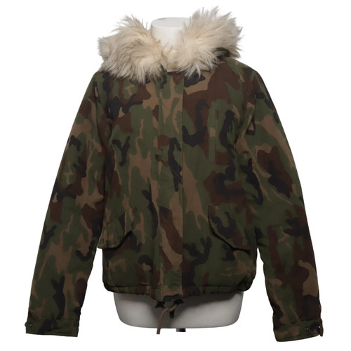 Only blue denim parka - denim,, parka,
