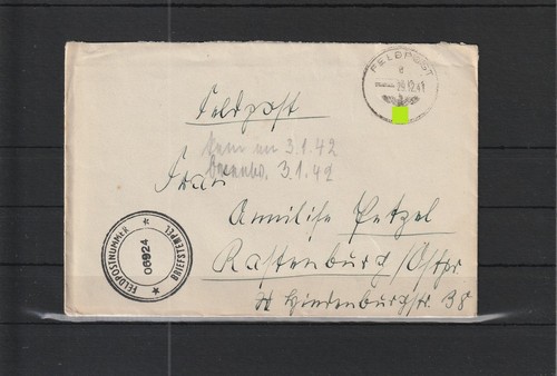 Feldpostbrief nach rastenburg - feldpostbrief,
