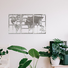 Metall Weltkarte Wandkunst