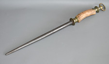 F.DICK altes großes Wetzstahl Messerschärfer Horngriff 44,5 cm Fach #F5