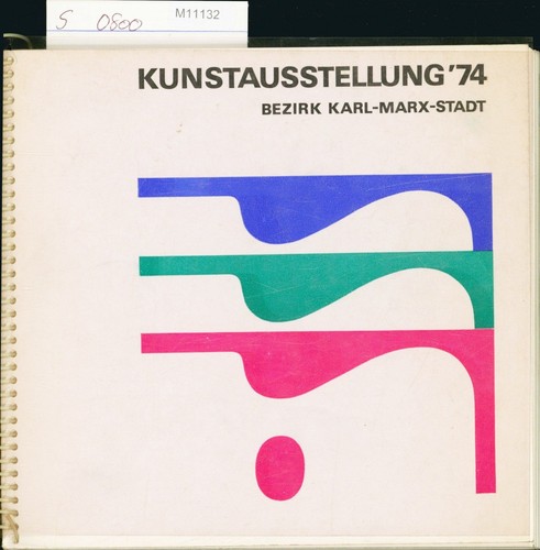 Kunstausstellung bezirk - kunstausstellung, '74.