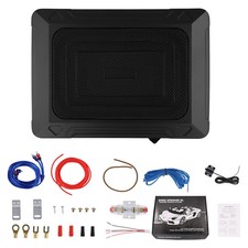12" 1000 Watt Untersitz Aktiv Subwoofer + Kabelset Auto Verstärker Lautsprecher