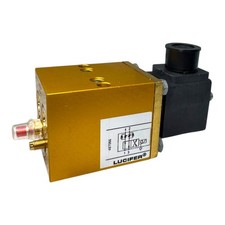 Parker Lucifer 341F34 487066 4/2-Wege Magnetventil 10bar Spule Pneumatikventil