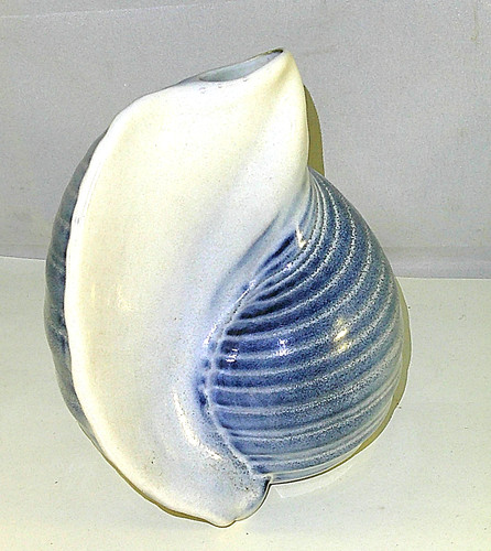 Goebel vase muschel blau - muschel,