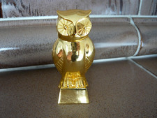 Eule Franklin Art Deco Messing Ausgabe 1988 mit Zertifikat